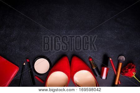 Cosmetic Black Background