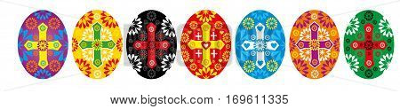 Easter rozpisnye eggs for Easter holiday traditionally