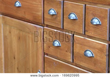 Interior of a locker room in fitness club