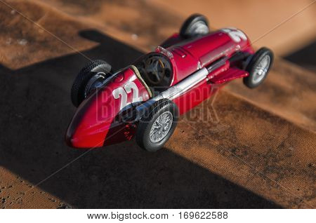 Luxury racing car of the Fangio era