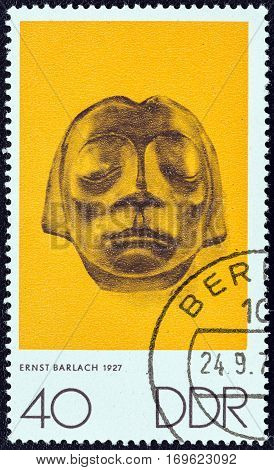 GERMAN DEMOCRATIC REPUBLIC - CIRCA 1970: A stamp printed in Germany from the 