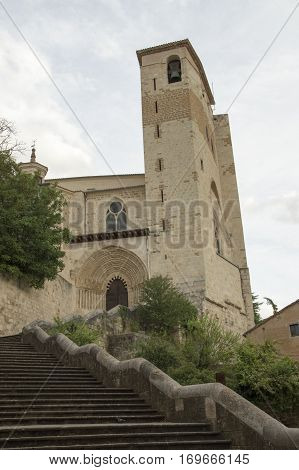 Road to Santiago in Estella in Navarra