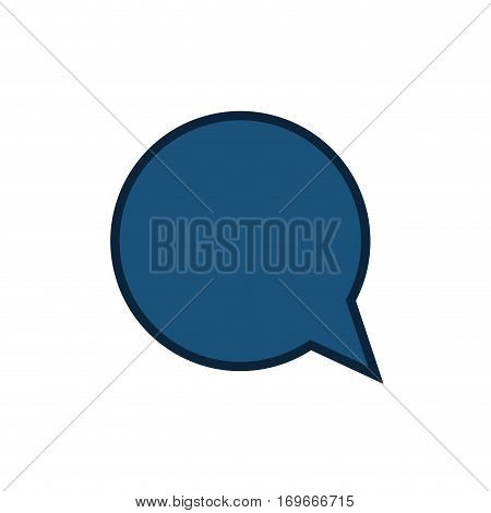 Chat bubble speakbox icon vector illustration graphic design