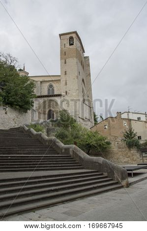 Road to Santiago in Estella in Navarra