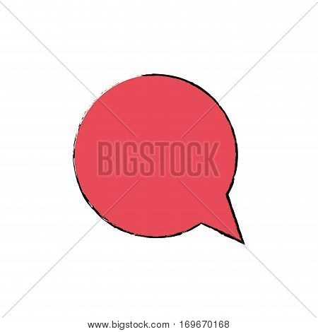 Chat bubble speakbox icon vector illustration graphic design