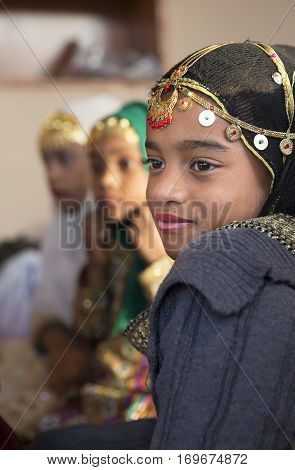 Muscat Oman February 4th 2017: beautiful omani girls