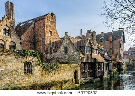 Saint Bonifacius Bridge In Bruges, Belgium