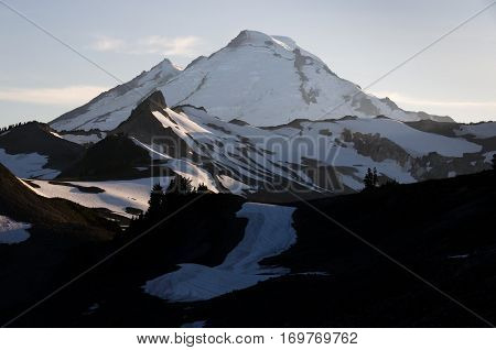 Mount Baker, A Volcano In The Northern Washington State
