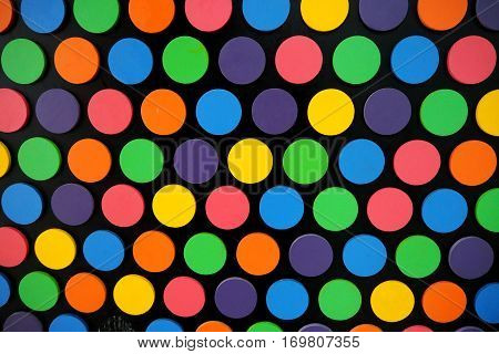 Colourful Poka Dot