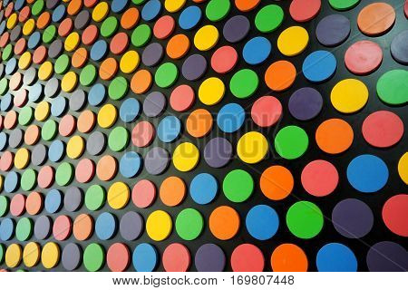 Colourful Poka Dot