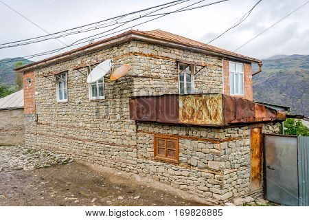 Street Made Of Stone, Lahich, Azerbaijan