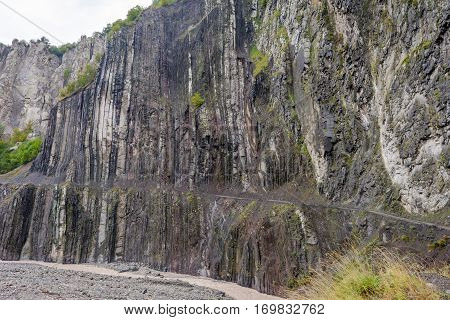 Dangerous Road To Lahich, Azerbaijan