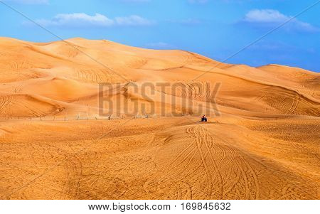 Desert and Sand Dunes.  United Arab Emirates