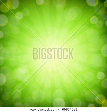 Green Bokeh Background