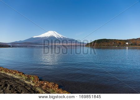 Lake Yamanaka and Mount Fuji