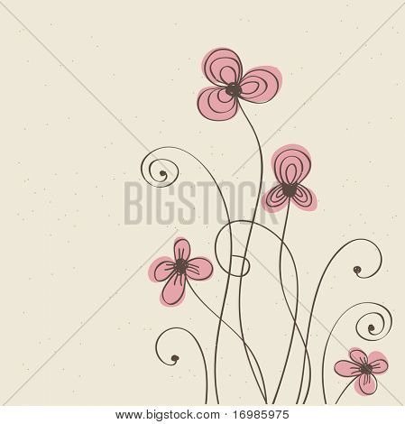 Vintage květinový vzor