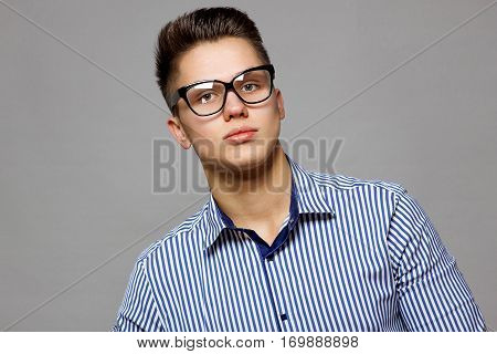 Glasses petite handsome strip
