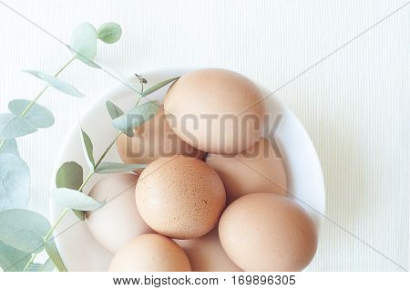 Natural color Easter composition for blogs and sites