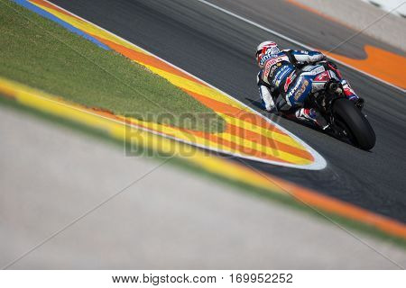 VALENCIA, SPAIN - NOV 12: Loris Baz during Motogp Grand Prix of the Comunidad Valencia on November 12, 2016 in Valencia, Spain.