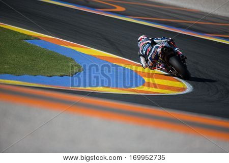 VALENCIA, SPAIN - NOV 12: Loris Baz during Motogp Grand Prix of the Comunidad Valencia on November 12, 2016 in Valencia, Spain.