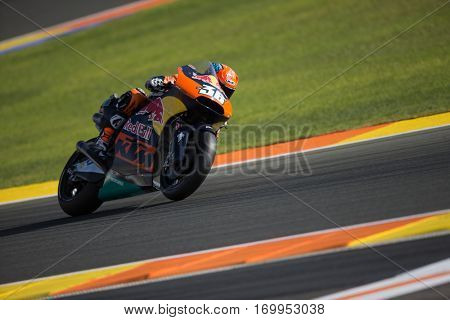 VALENCIA, SPAIN - NOV 12: Mika Kallio during Motogp Grand Prix of the Comunidad Valencia on November 12, 2016 in Valencia, Spain.