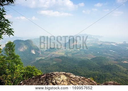 Tab Kak - Hang Nak Hill national park in Krabi province Thailand