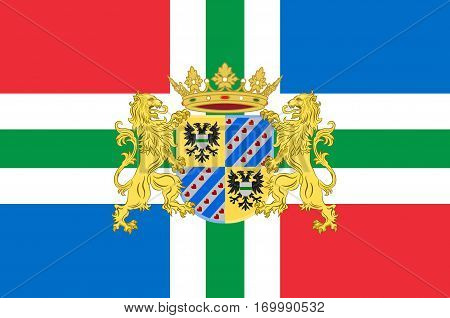 Flag of Groningen is the northeasternmost province of the Netherlands