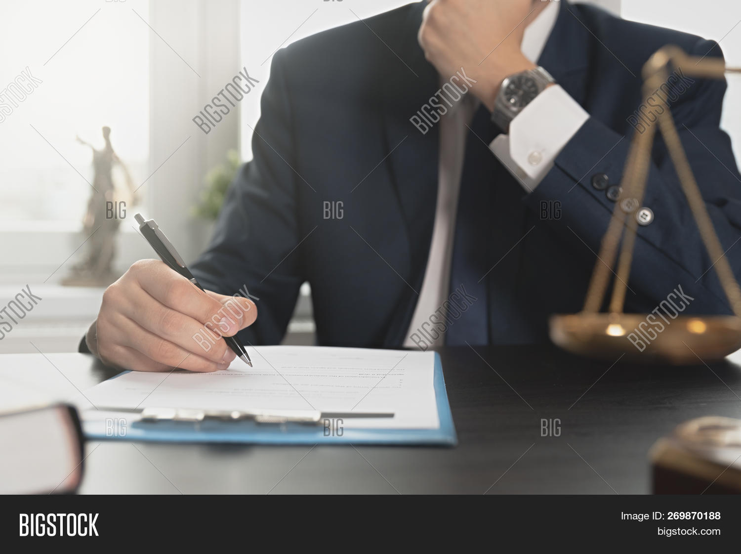 Lawyer Working Image & Photo (Free Trial) Bigstock