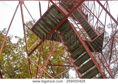 150-foot Fire Tower In Mohican State Park In Ohio