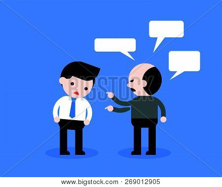 Choosy Boss Or Customer Complain On Employee Or Salesman Or Businessman, Business Situation Ready To
