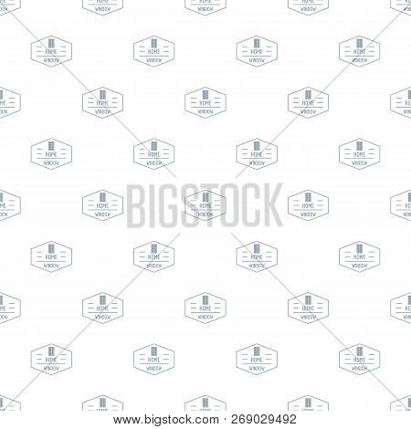 Home Window Pattern Vector Seamless Repeat For Any Web Design