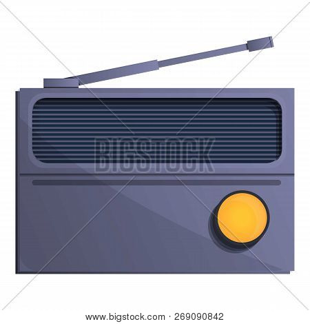 Classic Radio Icon. Cartoon Of Classic Radio Vector Icon For Web Design Isolated On White Background