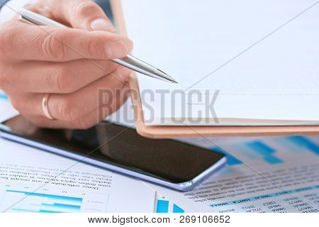 Businessman Gives Pen Offers To Sign New Job Employment Contract