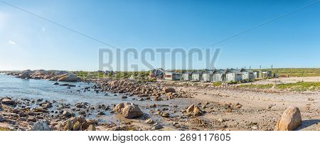 Paternoster, South Africa, August 21, 2018: The Sea Shack Accommodation In The Cape Columbine Nature