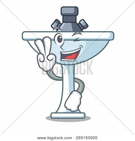 Two Finger Kitchen Sink On Stely Modern Character