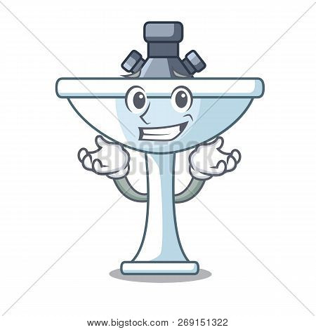 Grinning Kitchen Sink On Stely Modern Character