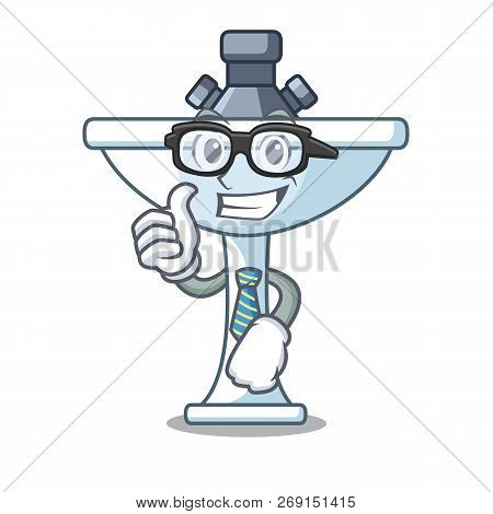 Businessman Kitchen Sink On Stely Modern Character