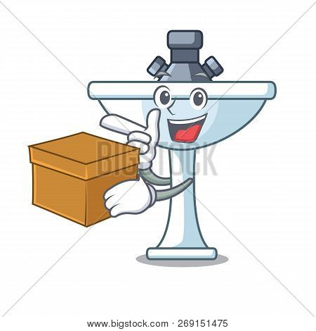 With Box Kitchen Sink On Stely Modern Character