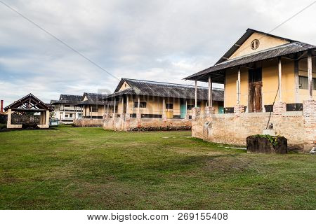 Buildings Of A Prison Camp De La Transportation In St Laurent Du Maroni, French Guiana
