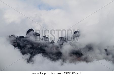 Tepui Table Mountain Auyan In National Park Canaima, Venezuela