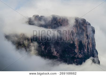 Tepui Table Mountain Auyan In National Park Canaima, Venezuela