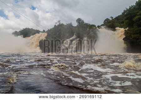 Canaima Lagoon Waterfalls At River Carrao In Venezuela