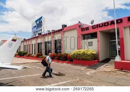 Ciudad Bolivar, Venezuela - August 18, 2015: Terminal Of The Airport In Ciudad Bolivar, Venezuela