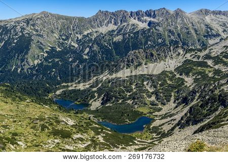 Amazing Landscape Of Vasilashki Lakes And Polezhan Peak, Pirin Mountain, Bulgaria