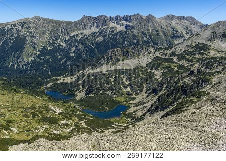 Amazing Landscape Of Vasilashki Lakes And Polezhan Peak, Pirin Mountain, Bulgaria