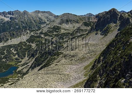 Amazing Landscape Of Vasilashki Lakes And Polezhan Peak, Pirin Mountain, Bulgaria