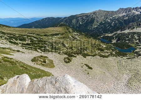 Amazing Landscape Of Vasilashki Lakes And Polezhan Peak, Pirin Mountain, Bulgaria