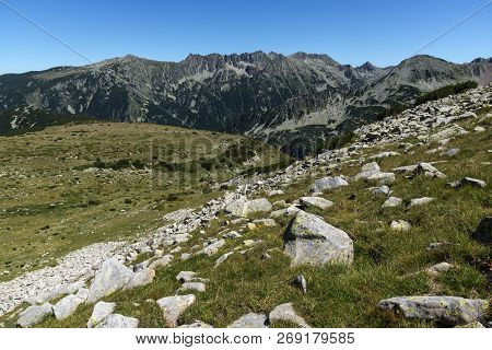Amazing Landscape With Dzhangal And Polezhan Peaks, Pirin Mountain, Bulgaria
