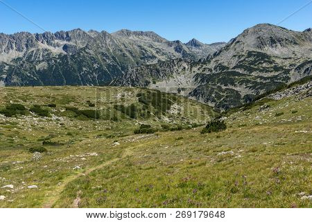 Amazing Landscape With Dzhangal And Polezhan Peaks, Pirin Mountain, Bulgaria