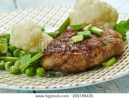 Karbonade Og Krebinet , Danish Cuisine  , Close Up